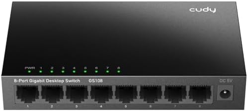 [GS108] SWITCH METALICO 8-PORT GIGABIT