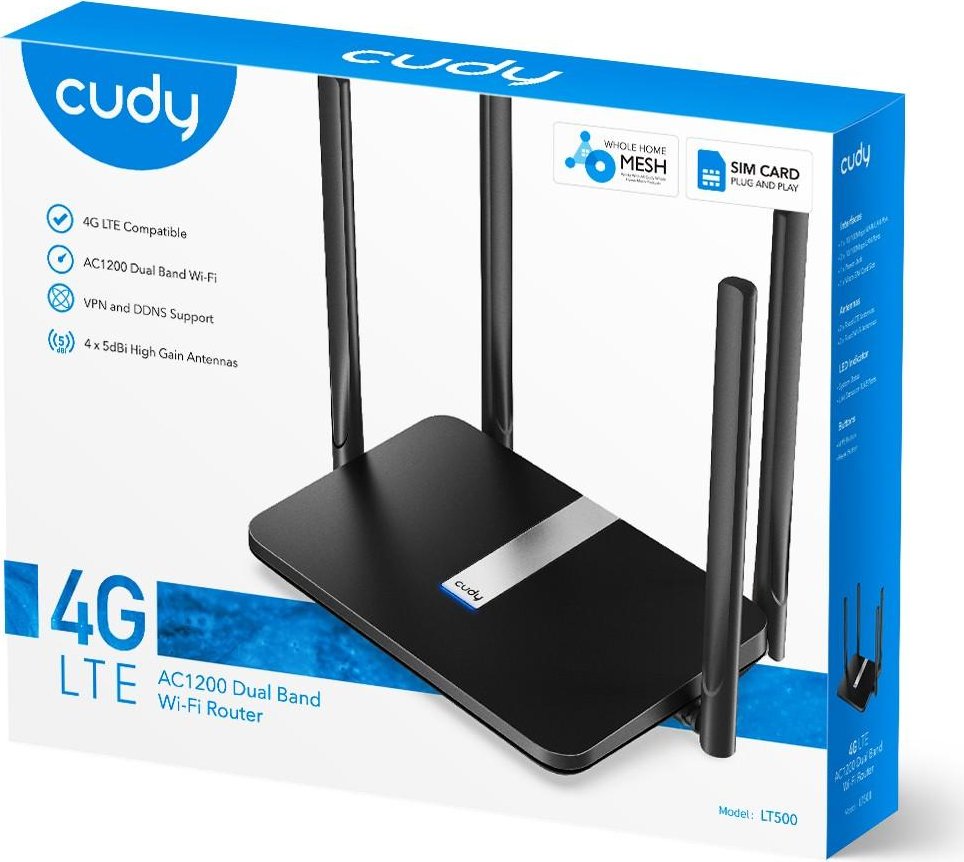 [LT500_EU] LT500_EU Wi-Fi Mesh 4G LTE Cat4 Router