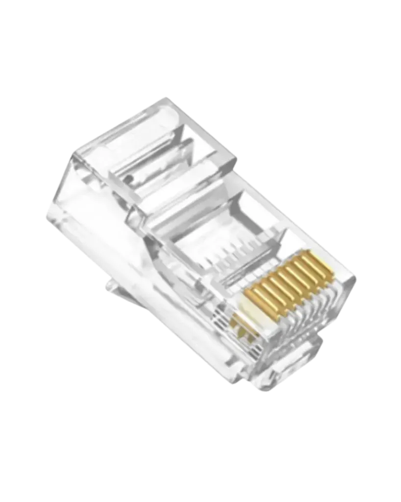 CONECTOR RJ45 CRYSTAL 8P8C CAT6 FTP CHAPADO EN ORO