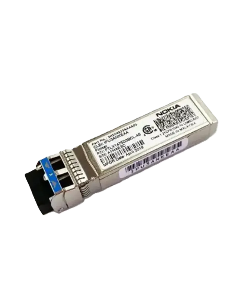 TRANSCEPTOR SFP+ 10GBASE-LR MONOMODO 1310NM 10KM LC DOM COMERCIAL 3HE04823AA