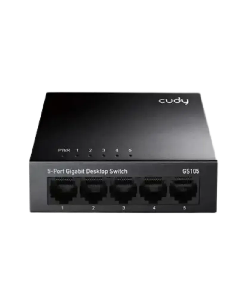 SWITCH DE ESCRITORIO 5 PUERTOS GIGABIT 10/100/1000MBPS NO ADMINISTRABLE - GS105