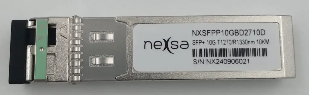 [NXSFPP10GBD2710D] NXSFPP10GBD2710D SFP (BIDI SFP+ 10G TX1270/RX1330nm 10KM)