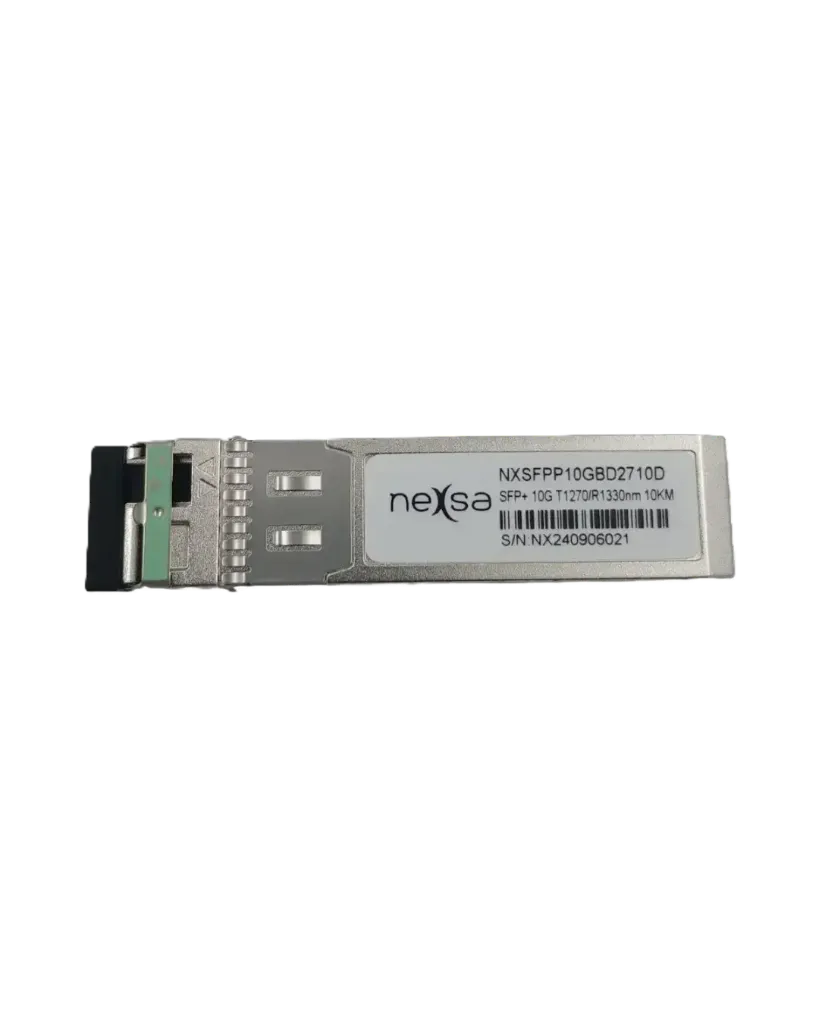 TRANSCEPTOR SFP+ BIDI 10G TX1270NM RX1330NM 10KM LC MONOMODO DDM NXSFPP10GBD2710D