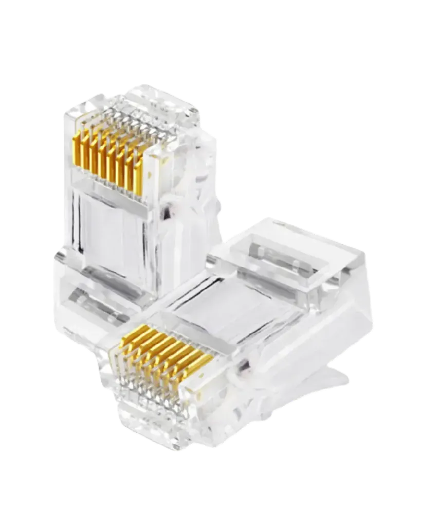CONECTOR PLUG RJ45 CAT 5E 8 PINES PARA CABLE UTP