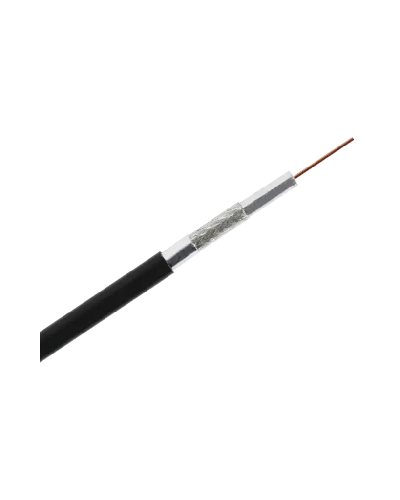 CABLE MINICOAXIAL COLOR NEGRO