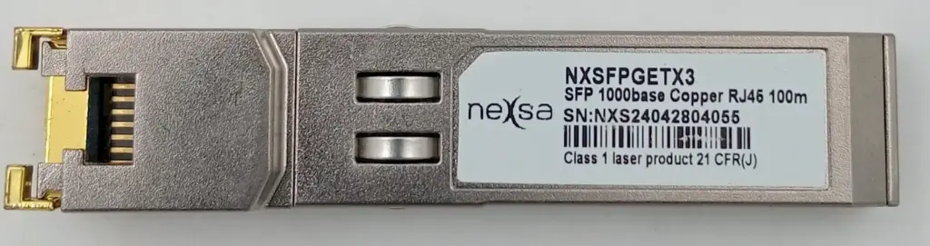 [NXSFPGETX3] TRANSCEIVER NXSFPGETX3