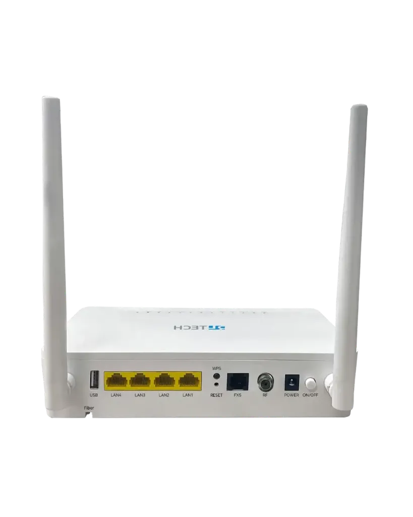 ROUTER GPON XPON ONU WIFI 6 AX CON CATV Y VOZ RH841GWVC-AX3B