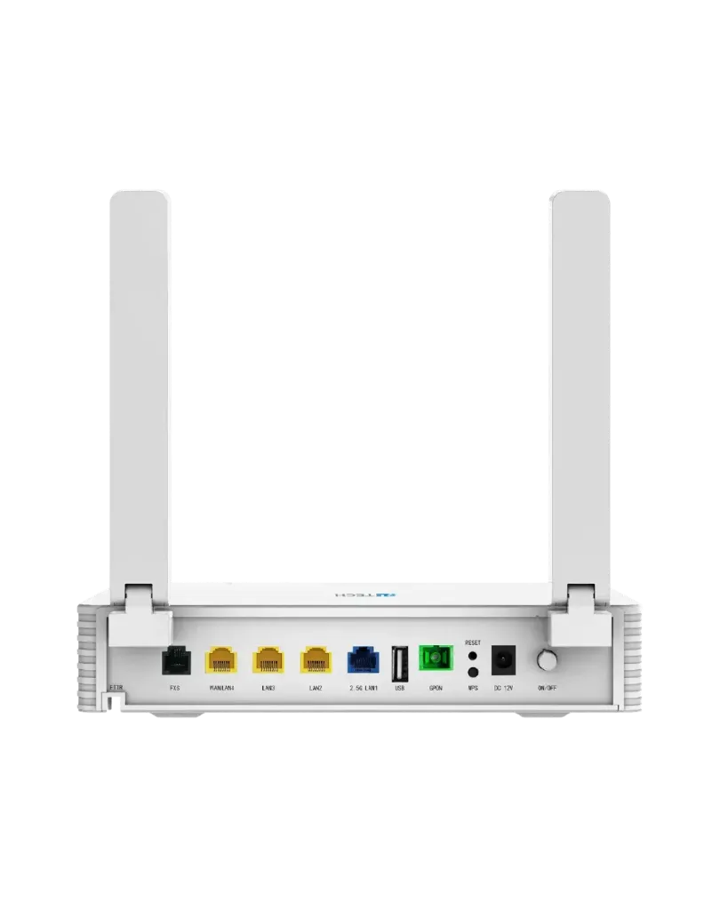 ROUTER GATEWAY MAESTRO FTTR GPON WIFI 6 AX3000 4 PUERTOS RJ45