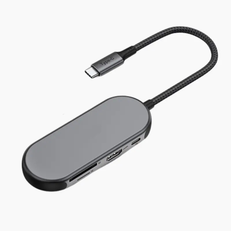 [BE-HUB2] BE-HUB2 HUB MULTIPUERTOS 7-1  1HDMI, 3USB, 1SD, 1TF, 1USB-C