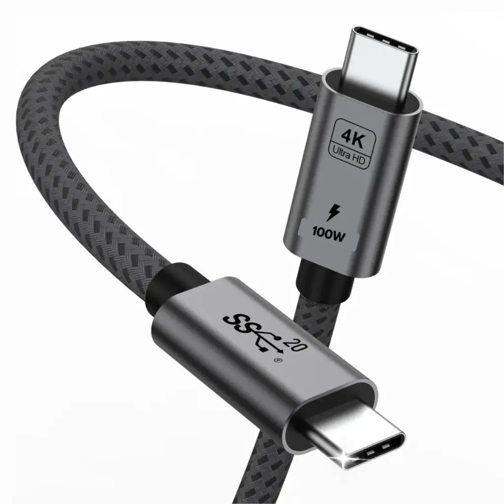 [BE-C2M3]  CABLE CARGADOR 3MT USB-C A USB-C 100W (20V/5A)