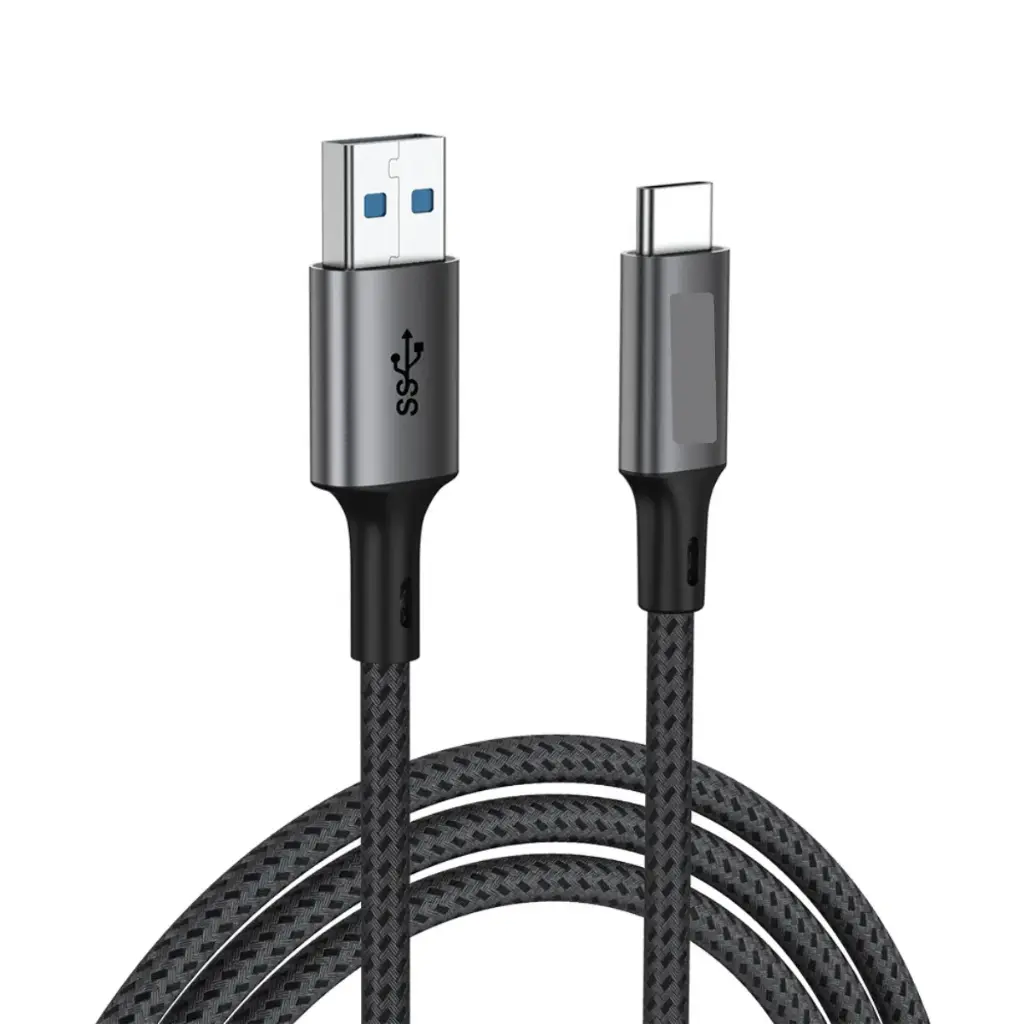 [BE-C4M1]  CABLE CARGADOR 1MT USB A USB-C 15W (3V/5A)
