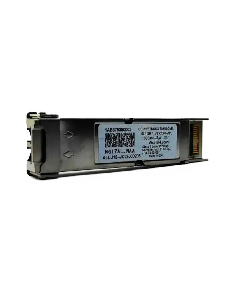 TRANSCEPTOR XFP 10GBASE-LR 10GBPS MONOMODO 1310NM 10KM LC DOM 1AB375380002 ALCATEL-LUCENT