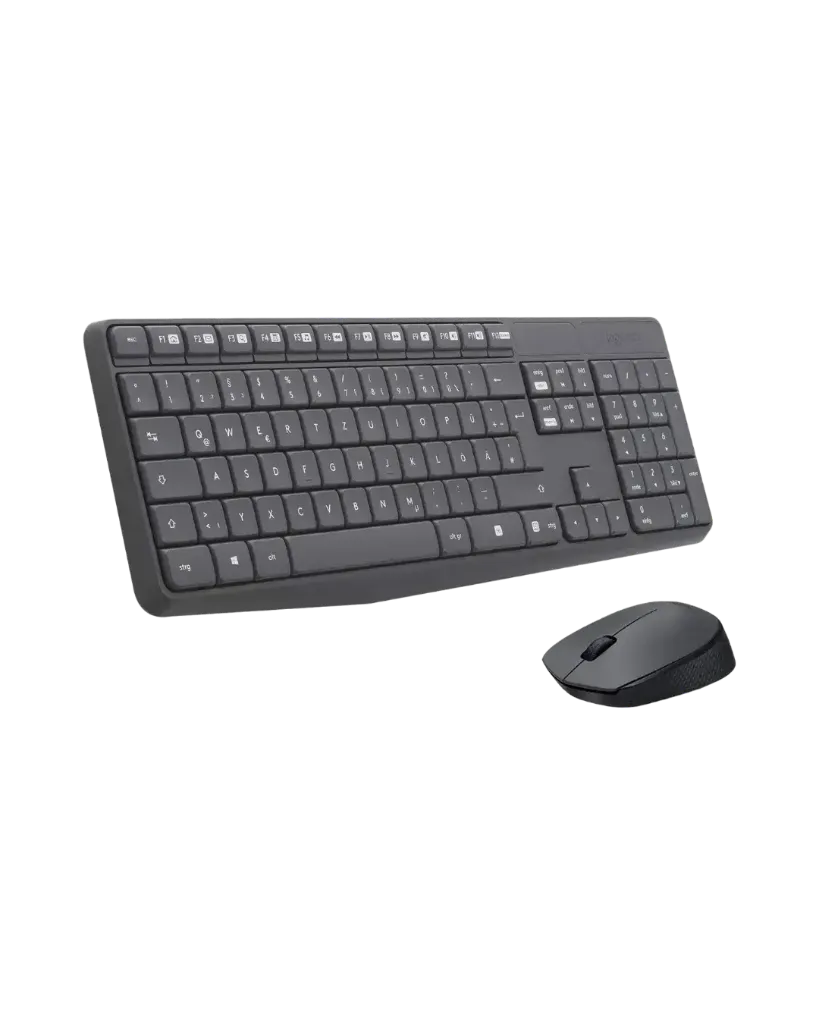 Combo Teclado/Mouse MK235 Logitech Gris