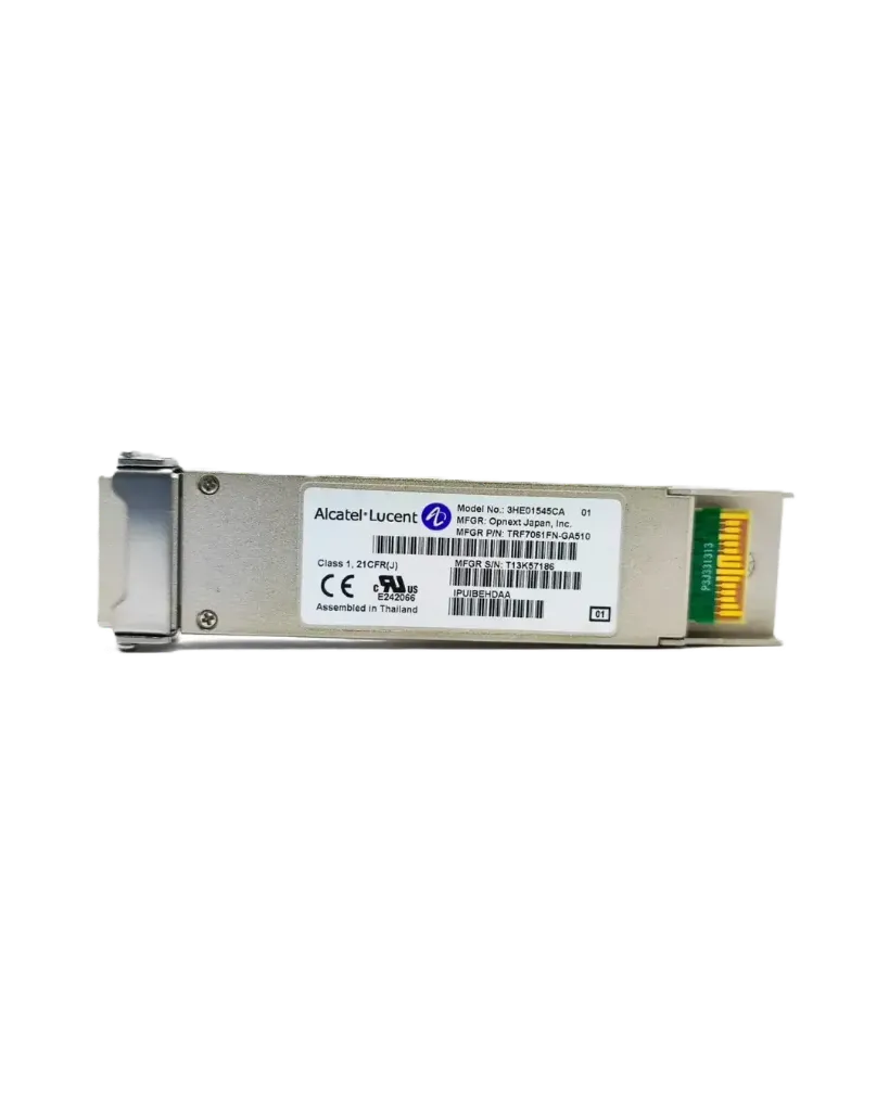 TRANSCEPTOR XFP 10GBASE-ZR MONOMODO 1550NM 80KM LC DOM COMERCIAL 3HE01545CA