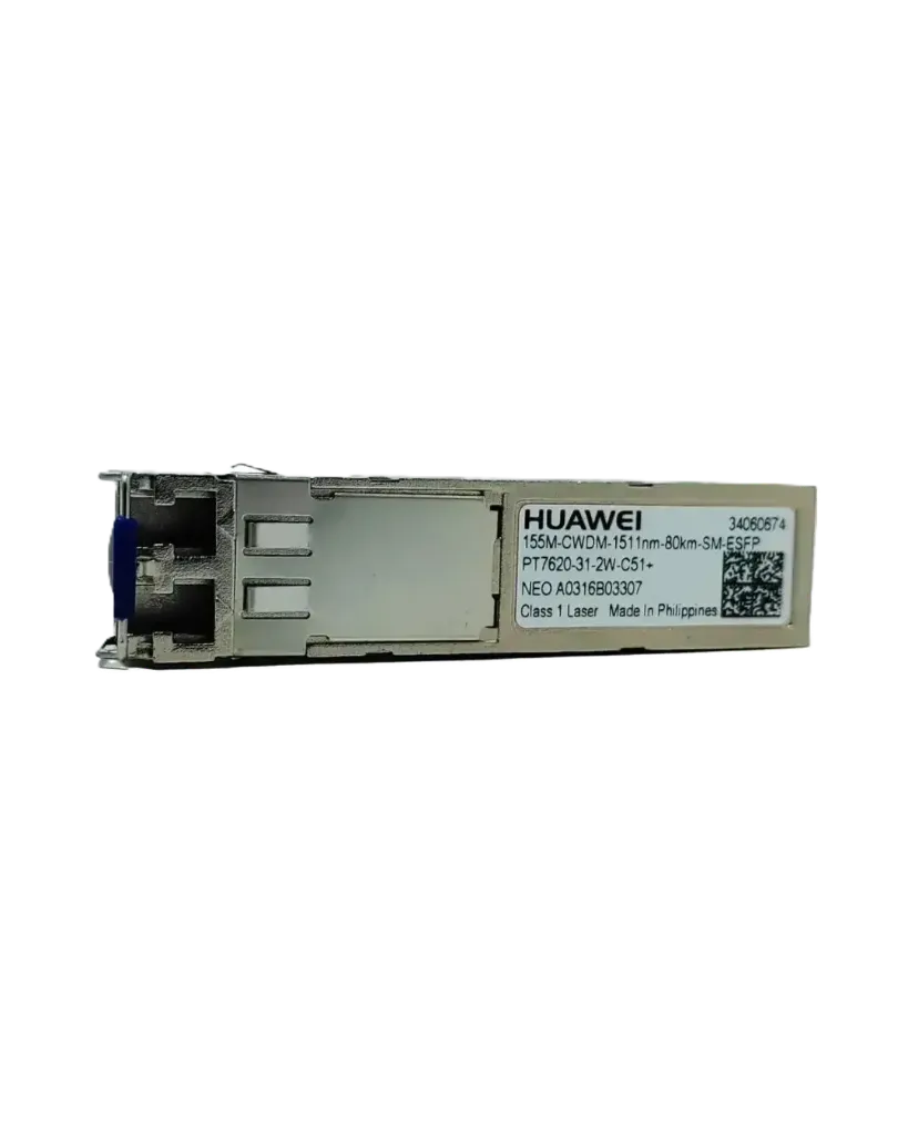 TRANSCEPTOR ESFP 155MBPS MONOMODO 1550NM 80KM PT7620-31-2W