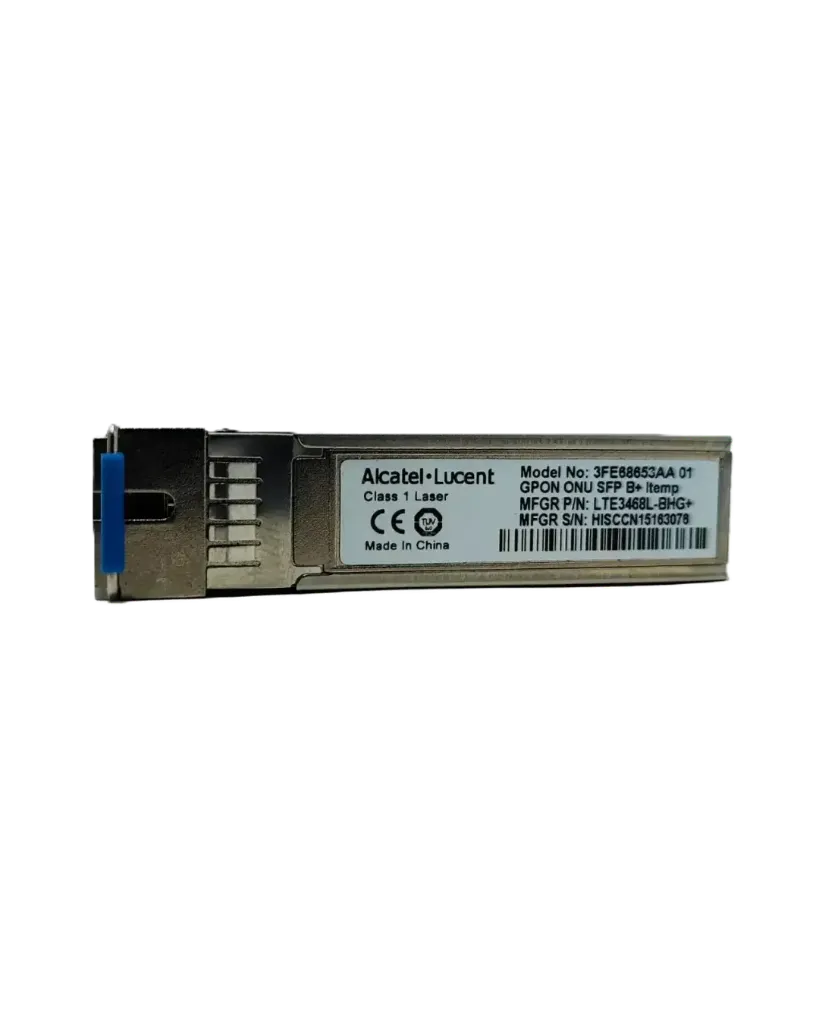 TRANSCEPTOR SFP GPON ONU CLASE B+ TX1310NM RX1490NM 20KM SC DOM INDUSTRIAL 3FE68653AA