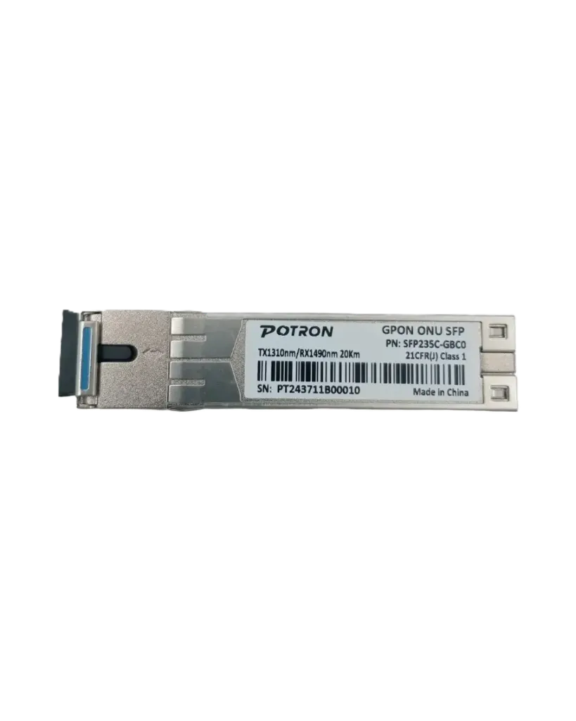 TRANSCEPTOR SFP BIDI 1.25GBPS TX1310NM/RX1490NM 20KM DDM SFP23SC-GBC0