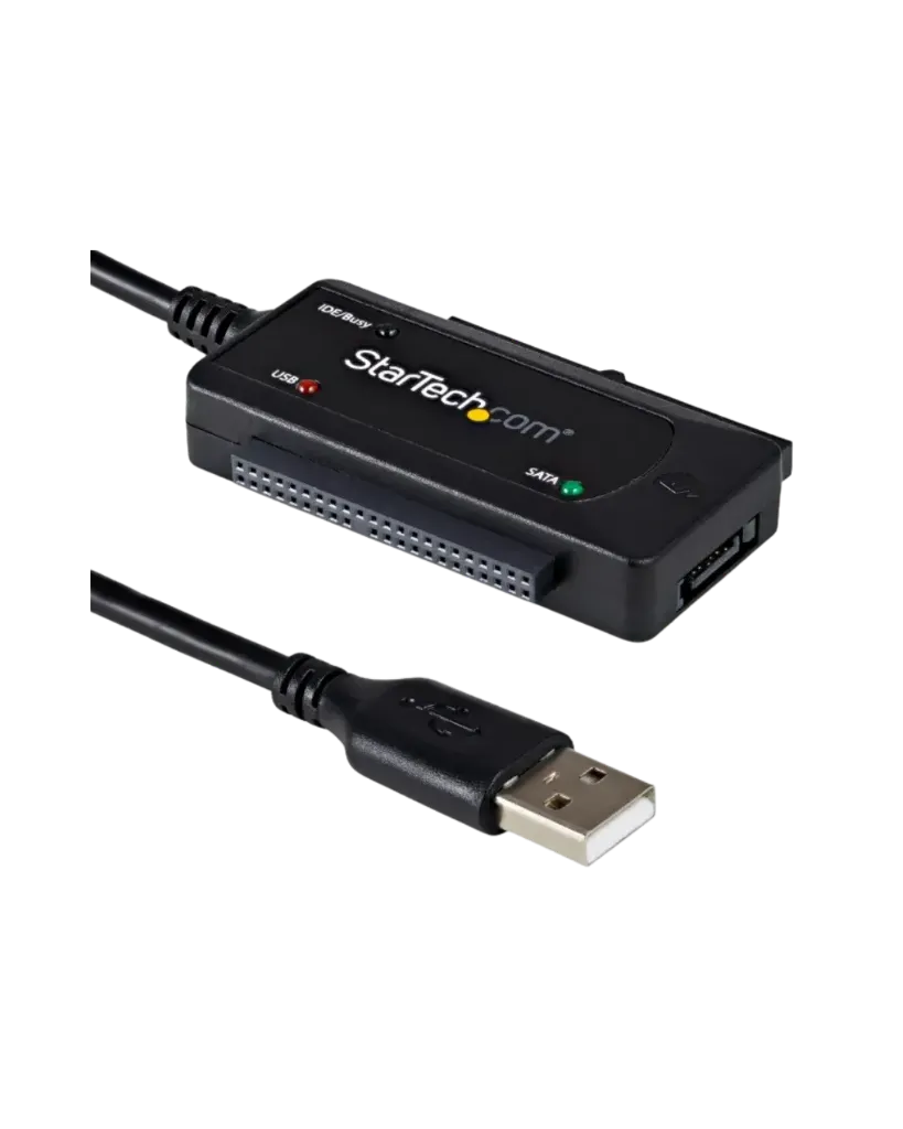 CONVERTIDOR USB 3.0 A SATA IDE PARA DISCO DURO 2.5" Y 3.5"