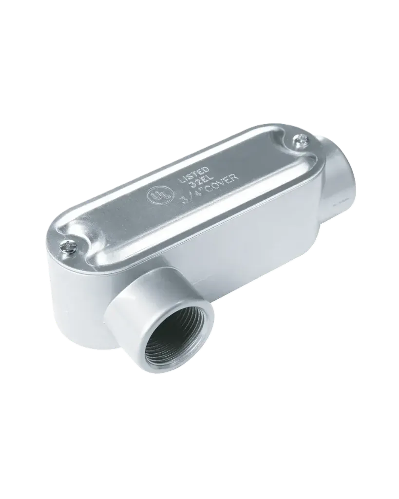 CAJA CONDULET TIPO LR 3/4" ALUMINIO CERTIFICACIÓN  UL