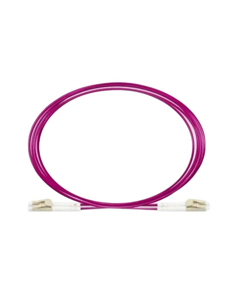 PATCH CORD FIBRA ÓPTICA MULTIMODO OM4 DÚPLEX LC PC A SC PC LSZH S22M