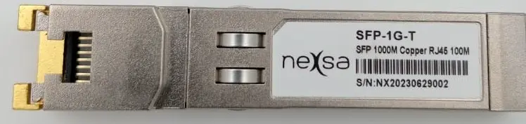 [NXSFP+-10G-T] TRANSCEIVER SFP-1G-T
