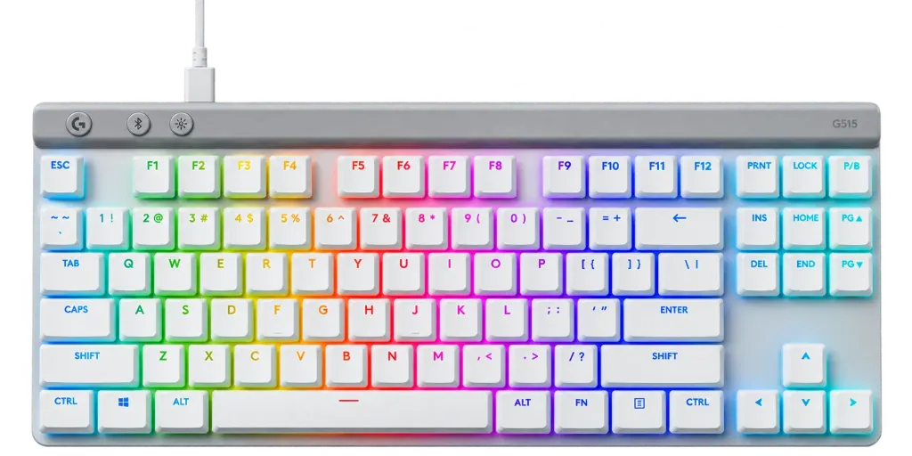 [G515] TECLADO GAMER LOGITECH G515 TKL MECÁNICO DE PERFIL BAJO RGB LIGHTSYNC