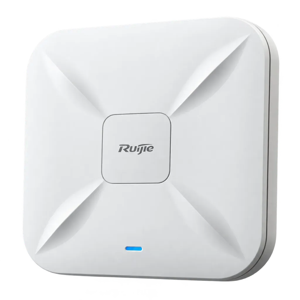 ACCESS POINT CONEXION RJ45 1Gbps 120 USUARIOS DOBLE BANDA MIMO 2X2 WIFI 5 MONTAJE TECHO/PARED INTERIOR RUIJIE