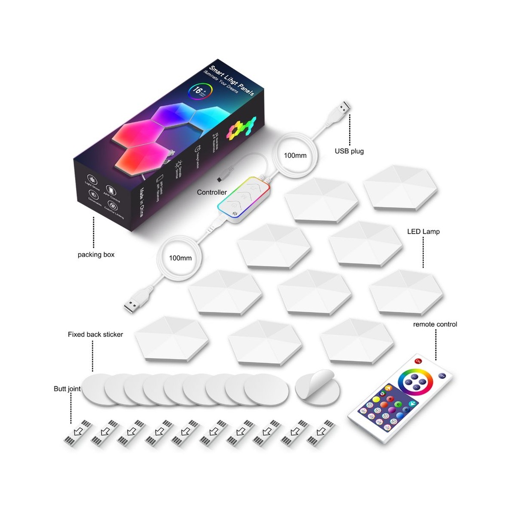 [BE-G10] PANEL DE LUCES LED QG10