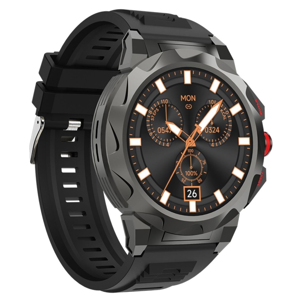 [BE-50N] SMART WATCH NEGRO PULSO METALICO NEGRO BE50N
