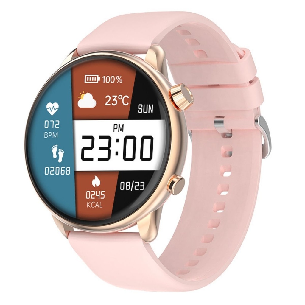 [BE-30D] SMART WATCH PULSO ROSADO BE30D